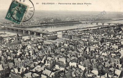 Carte postale ancienne Orleans Pa — Orléans (Loiret)
