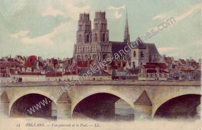 Carte postale ancienne Orleans Pa — Orléans (Loiret)