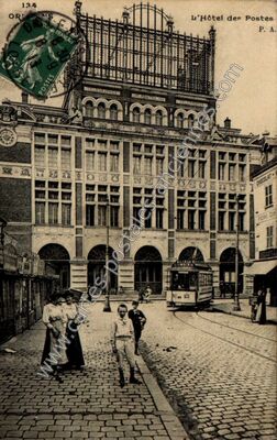 Carte postale ancienne L'Hôtel des Postes — Orléans (Loiret)