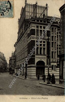 Carte postale ancienne Hôtel des Postes — Orléans (Loiret)