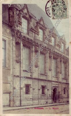 Carte postale ancienne Le Musée — Orléans (Loiret)