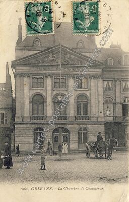 Carte postale ancienne La Chambre de Commerce — Orléans (Loiret)