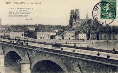 Carte postale ancienne Vue générale — Orléans (Loiret)