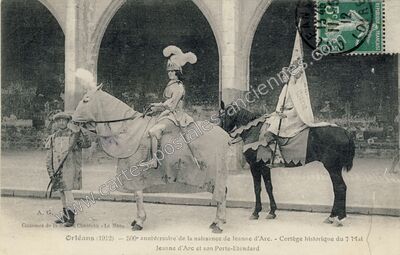 Carte postale ancienne Costumes de la Maison Chanteau — Orléans (Loiret)
