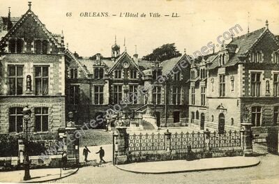 Carte postale ancienne L'Hôtel de Ville — Orléans (Loiret)