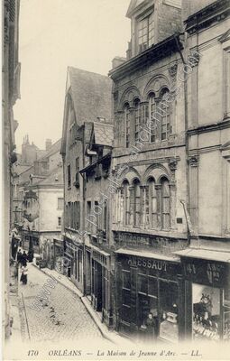 Carte postale ancienne La Maison de Jeanne d'Arc — Orléans (Loiret)