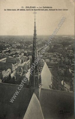 Carte postale ancienne La Cathédrale — Orléans (Loiret)
