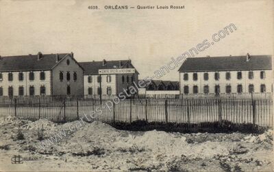 Carte postale ancienne Quartier Louis Rossat — Orléans (Loiret)