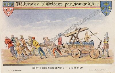 Carte postale ancienne Délivrance d'Orléans par Jeanne d'Arc — Orléans (Loiret)