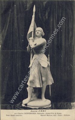 Carte postale ancienne Jeanne d'ARC — Orléans (Loiret)