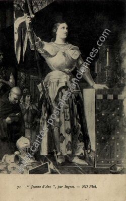 Carte postale ancienne Jeanne d'Arc — Orléans (Loiret)