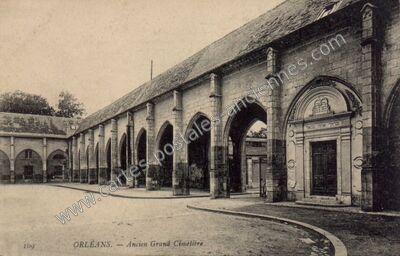 Carte postale ancienne Ancien Grand Cimetière — Orléans (Loiret)