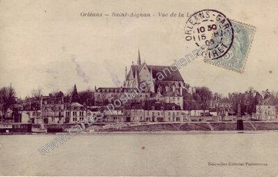 Carte postale ancienne Saint-Aignan - Vue de la L — Orléans (Loiret)