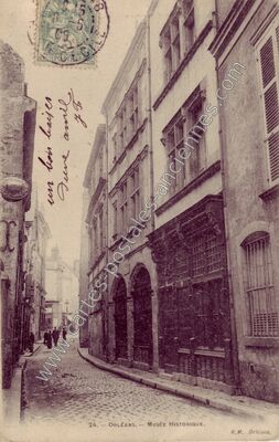 Carte postale ancienne Musée Historique — Orléans (Loiret)