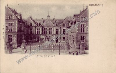 Carte postale ancienne Hôtel de Ville — Orléans (Loiret)