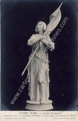 Carte postale ancienne JEANNE D'ARC — Orléans (Loiret)