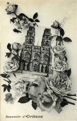 Carte postale ancienne La Cathédrale — Orléans (Loiret)