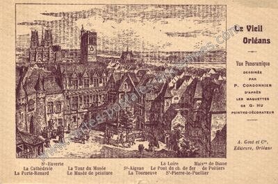 Carte postale ancienne Le Vieil Orléans — Orléans (Loiret)