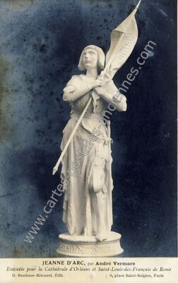 Carte postale ancienne JEANNE D'ARC — Orléans (Loiret)