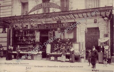 Carte postale ancienne Nouvelles Galeries Parisiennes — Orléans (Loiret)