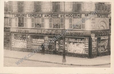 Carte postale ancienne Librairie Générale Ancienne et Moderne — Orléans (Loiret)