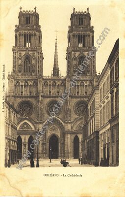 Carte postale ancienne La Cathédrale — Orléans (Loiret)