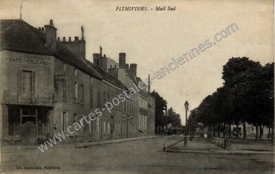 Carte postale ancienne Mail Sud — Pithiviers (Loiret)