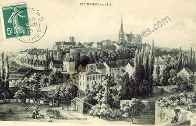 Carte postale ancienne Pithiviers — Pithiviers (Loiret)
