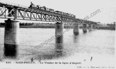 Carte postale ancienne Gien Poilly — Poilly-lez-Gien (Loiret)