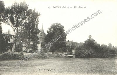Carte postale ancienne Poilly — Poilly-lez-Gien (Loiret)