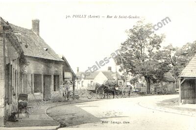 Carte postale ancienne Poilly — Poilly-lez-Gien (Loiret)