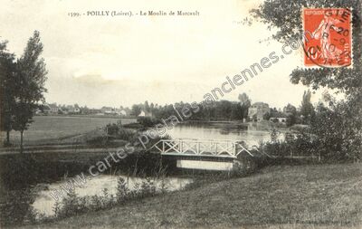 Carte postale ancienne Poilly — Poilly-lez-Gien (Loiret)