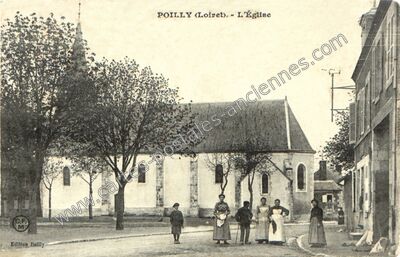 Carte postale ancienne Poilly — Poilly-lez-Gien (Loiret)