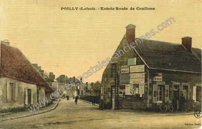 Carte postale ancienne Poilly — Poilly-lez-Gien (Loiret)