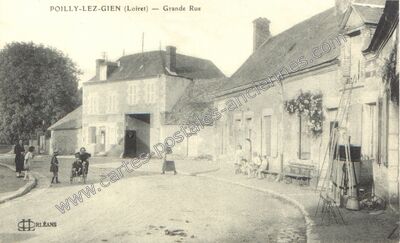 Carte postale ancienne Poilly — Poilly-lez-Gien (Loiret)