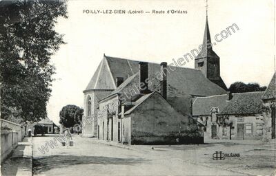 Carte postale ancienne Poilly — Poilly-lez-Gien (Loiret)