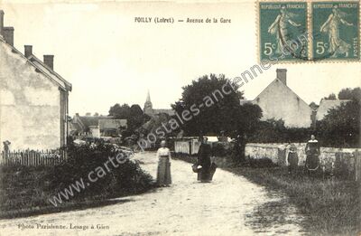 Carte postale ancienne Poilly — Poilly-lez-Gien (Loiret)