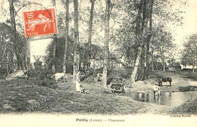 Carte postale ancienne Poilly — Poilly-lez-Gien (Loiret)