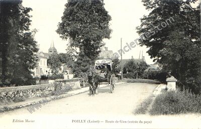 Carte postale ancienne Poilly — Poilly-lez-Gien (Loiret)