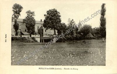 Carte postale ancienne Poilly — Poilly-lez-Gien (Loiret)