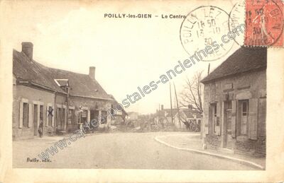 Carte postale ancienne Poilly — Poilly-lez-Gien (Loiret)
