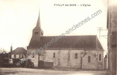 Carte postale ancienne Poilly — Poilly-lez-Gien (Loiret)