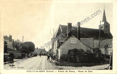 Carte postale ancienne Poilly — Poilly-lez-Gien (Loiret)