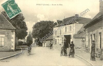 Carte postale ancienne Poilly — Poilly-lez-Gien (Loiret)