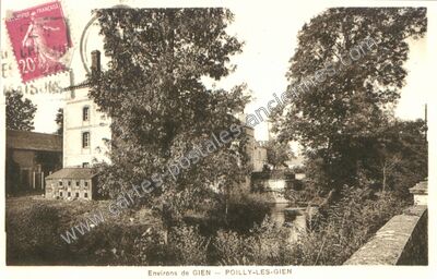 Carte postale ancienne Poilly — Poilly-lez-Gien (Loiret)