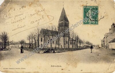 Carte postale ancienne Rebrechien — Rebréchien (Loiret)