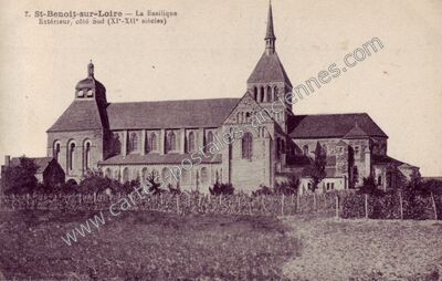 Carte postale ancienne Saint-Benoît-sur-Loire