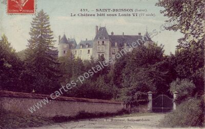 Carte postale ancienne St Brisson — Saint-Brisson-sur-Loire (Loiret)
