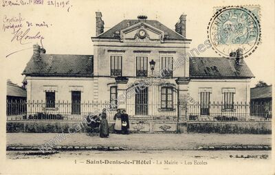 Carte postale ancienne St Denis de l'Hotel — Saint Denis de L (Loiret)
