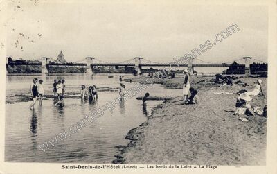 Carte postale ancienne St Denis de l'Hotel — Saint Denis de L (Loiret)